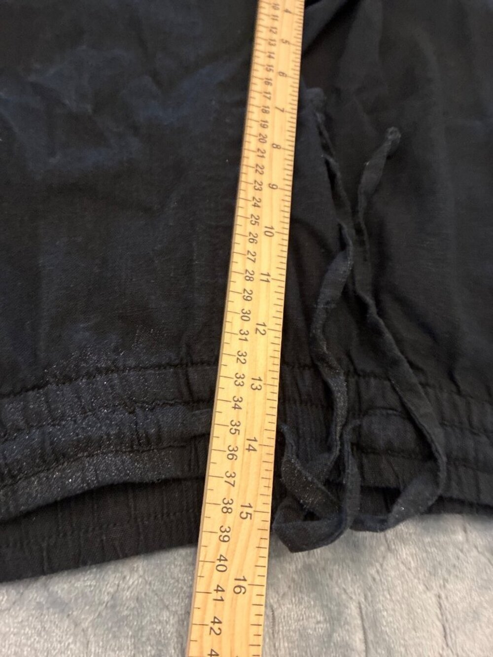 Old Navy Black Linen Blend Cropped Pants – Women's XL - Picture 8 of 11